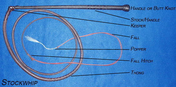 Parts of a Whip Stockwhip