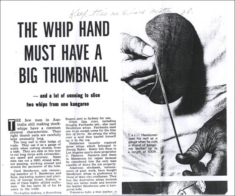 The Whip Hand Article