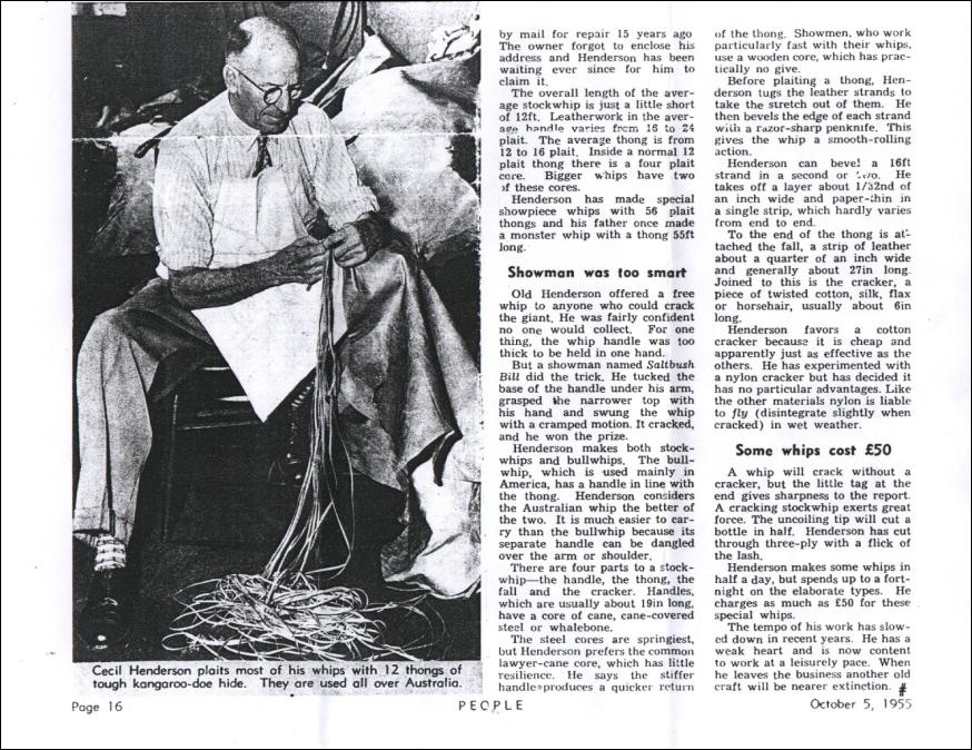 The Whip Hand Article